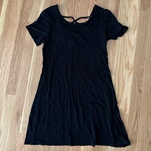 Tshirt dress black